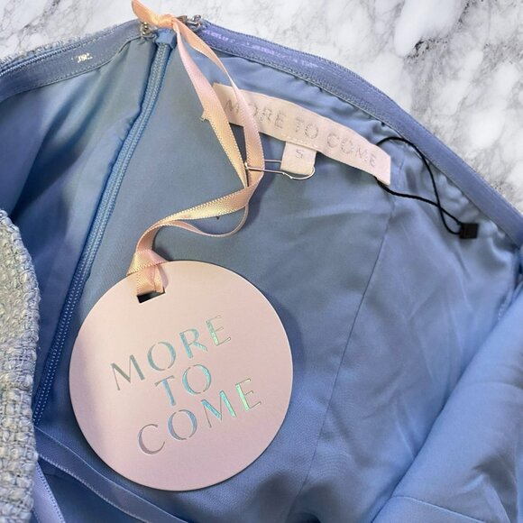 MORE TO COME Anwen Mini Dress Baby Blue - Picture 3 of 12